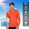 INGEAR Men's UPF 50+ Long Sleeve Sun Shirt QuickDry UV Protection Rash Guard for Fishing Hiking Swimming