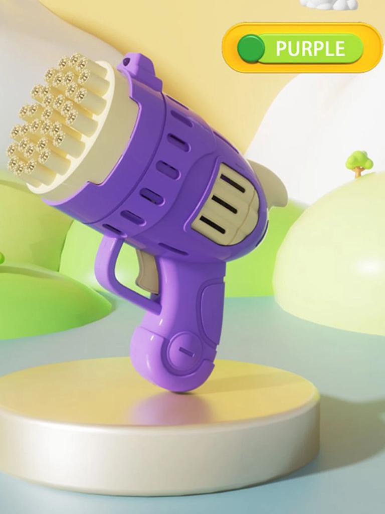 Children's Bubble Machine Parent Child Outdoor Handheld Bubble Gun Children's Christmas Gift Without Battery and Bubble Water