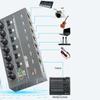 Ultrakompakter Stereo-Audio-Mischer Karaok 8-Kanal Professioneller Soundmixer Ultra-Rauscharmer 8-Kanal Stereo-Line-Mischer