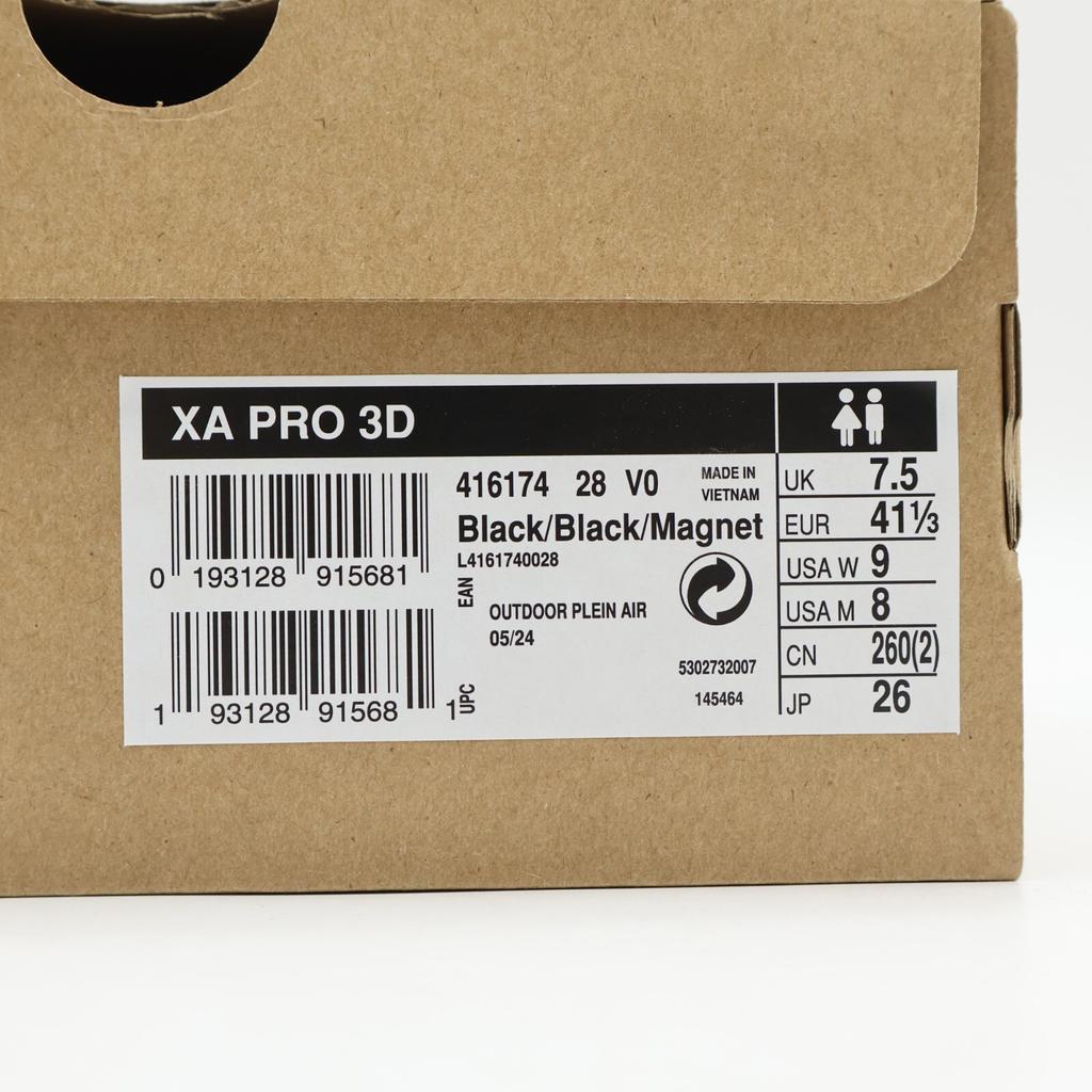 L41617400 Salomon XA Pro 3D Black Magnet (Men's)