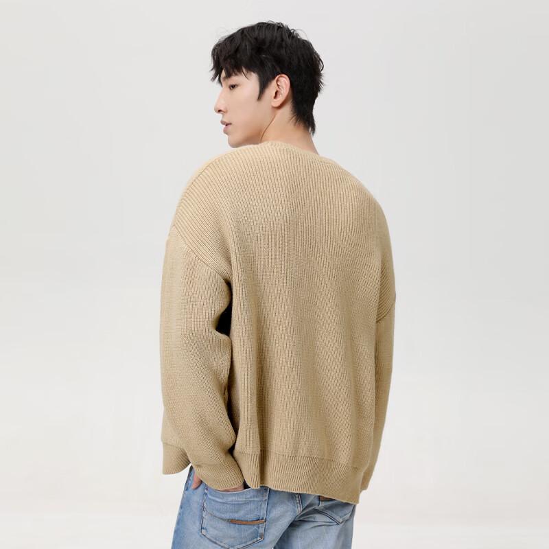 Mark Fairwhale Men's V-Neck Loose Knit Cardigan