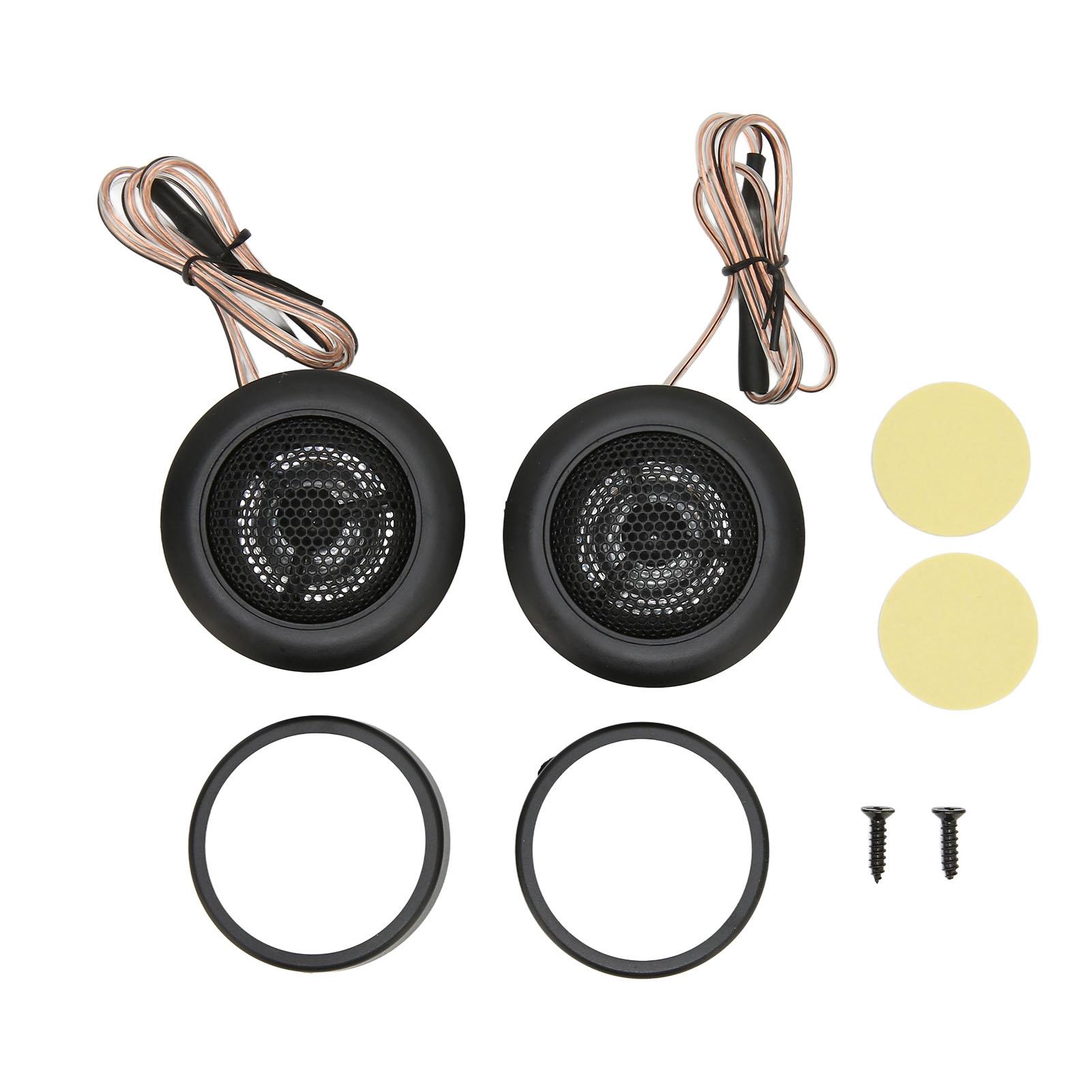 

2 шт. Автомобильный купольный твитер 120 Вт Высокая чувствительность o Стерео громкоговоритель для звуковой системы