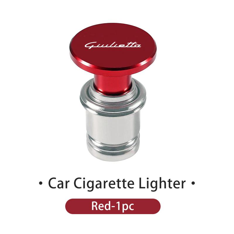 2026 Hot Sticker For Alfa Romeo Universal Car Aluminum Eject Button Cigarette Lighter Cover Giulietta 940 2010-2014 2015 2016 20