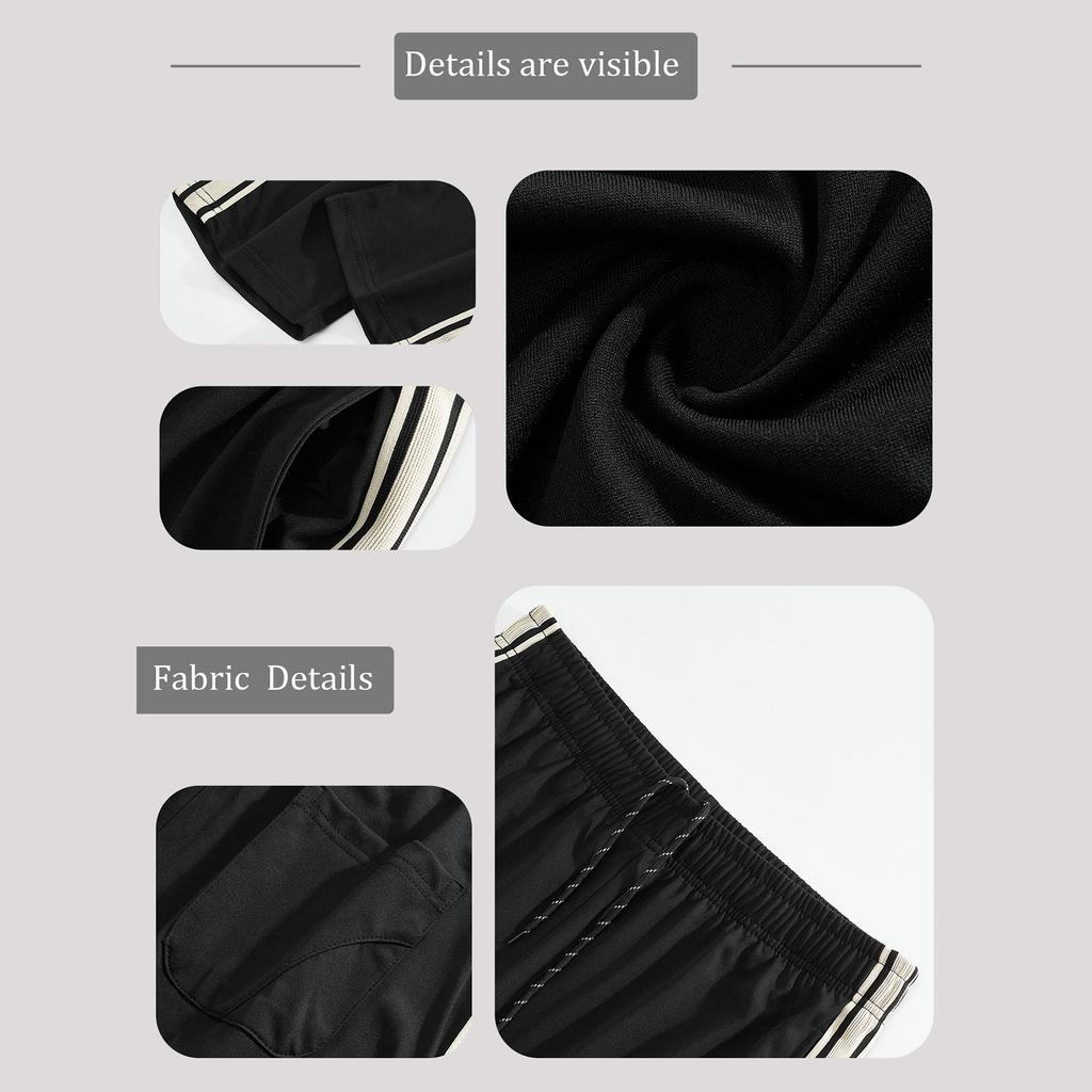 Men's Straight Leg Track Pants with Side Stripe Athletic Style for father day gifts and my orders Suitable for Daily Wear
