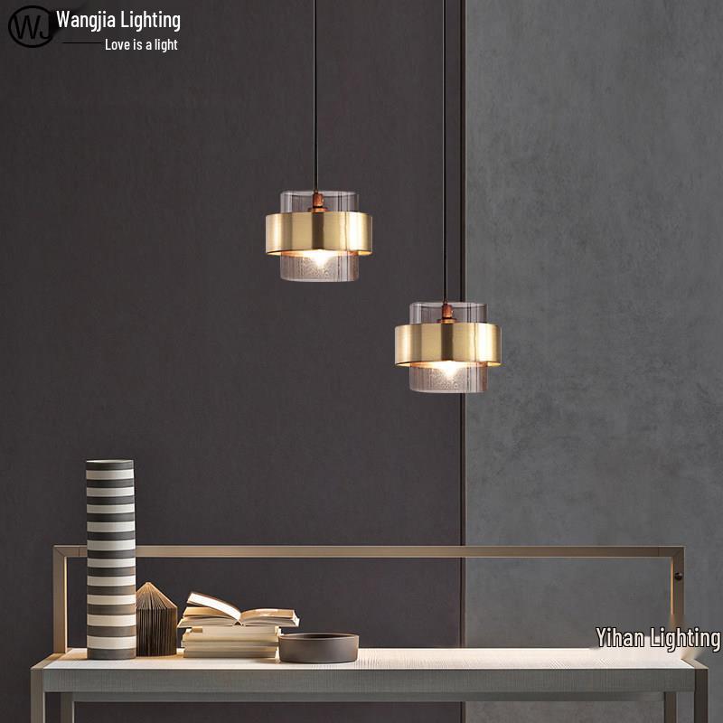 Nordic Modern Pendant Light – Minimalist Glass Fixture for Coffee Shops, Bedside, Bar Counters