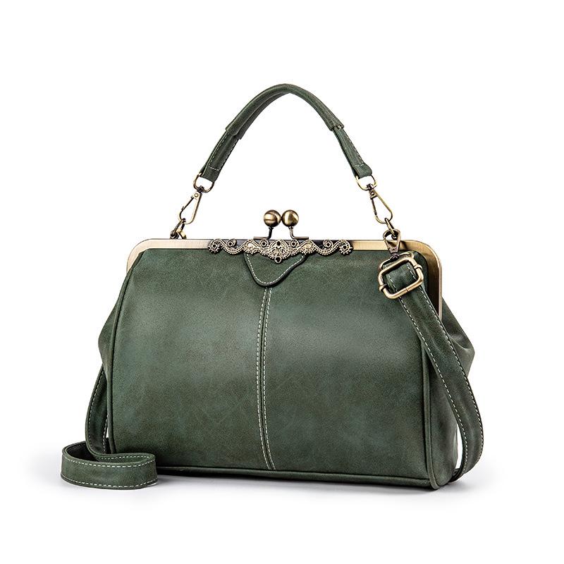 Borsa a Mano & Borsa a Tracolla Messenger da Donna Retro in Pelle Opaca Primavera/Estate 2026