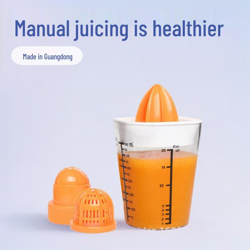 Multifunctional Manual Juicer & Jam Maker: Lemon, Orange, Blueberry, Strawberry Single Juicer Cup