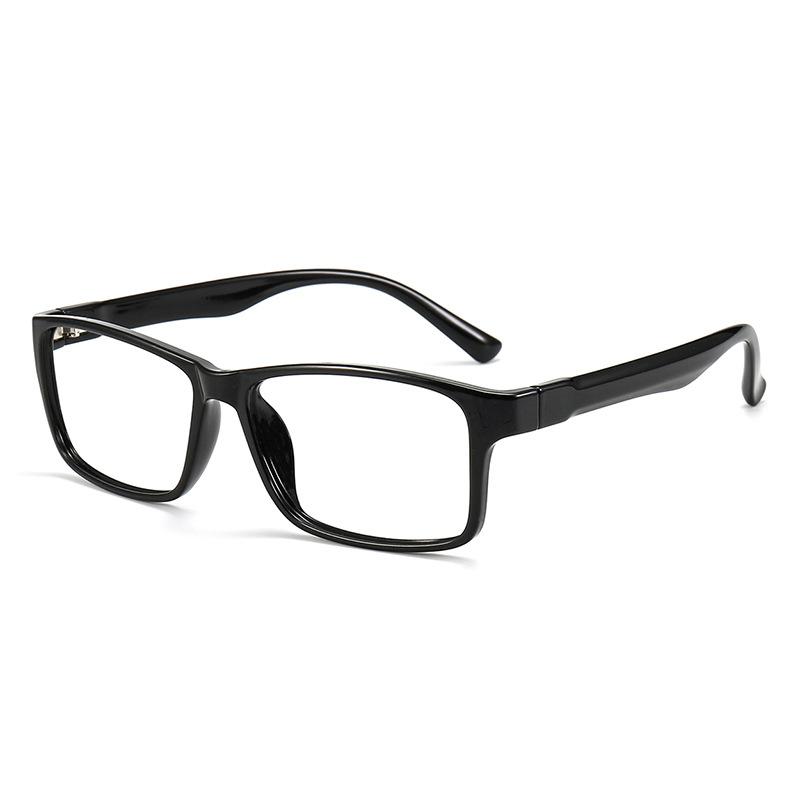 

57mm-147mm Men s Frame Rectangular Large Face Widened Ultra-light TR90 Prescription Custom Blue Light Blocking Reading Glasses Anti blue light 0