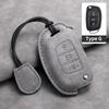 Leather Car Flip Key Case Cover for Hyundai Grand I10 2023 I20 I30 IX35 IX45 HB20 Elantra Solaris Sonata Santa Fe Sport Tucson