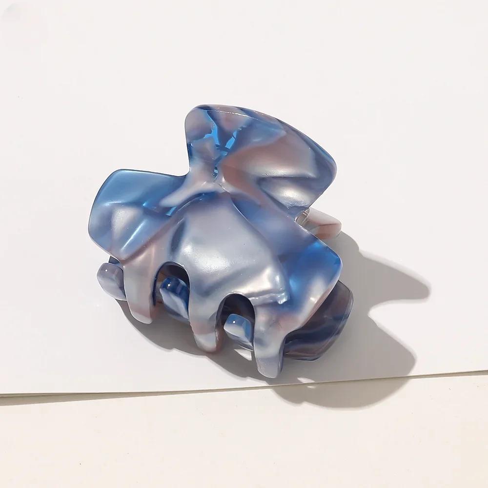 Haarklammern Haarspange Klemme Jelly Farben Acryl Pferdeschwanz Krabbe Mädchen Haar Haarnadel Haarstyling Accessoires für Frauen Haarnadeln