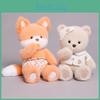 Series Goodnight Bear Rabbit Fox Elephant Plush Toys Animal Stuffed Doll Gift