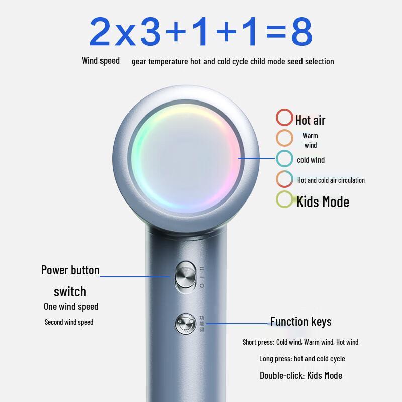 SKG HD3 High-Speed Negative Ion Hair Dryer