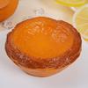Realistic Egg Tart Squeeze Toy Soft Bouncy Portuguese Tart Fidget for Stress Relief Cute Dessert-Themed Decompression Gadget Fun Novelty Gift for Kids