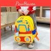 Fun And Adorable Excavator School Backpack For Boys Lightweight And Comfortable For Kids Aged 3 To 6 Years