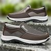 Shoes Men's Shoes New Non-slip Old Beijing Cloth Shoes Middle-aged and Elderly Walking Shoes Breathable and Versatile One-pedal Dad Shoes