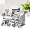 Zinc Alloy Money Saving Bank Retro Train Model Coin Saving Money Box for Table Decoration