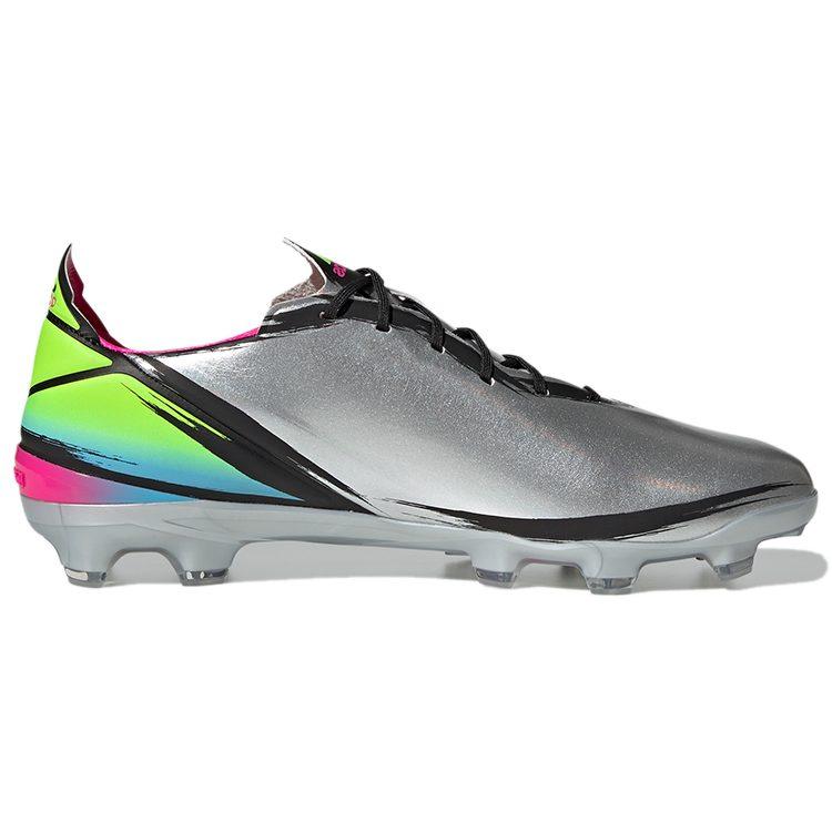 adidas Gamemode FG Firm Ground Natural Grass Abrasion Resistant Soccer Shoes Unisex Silver GY7535