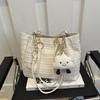 Large capacity fashion handbag spring new versatile casual bag women's gentle tote bag