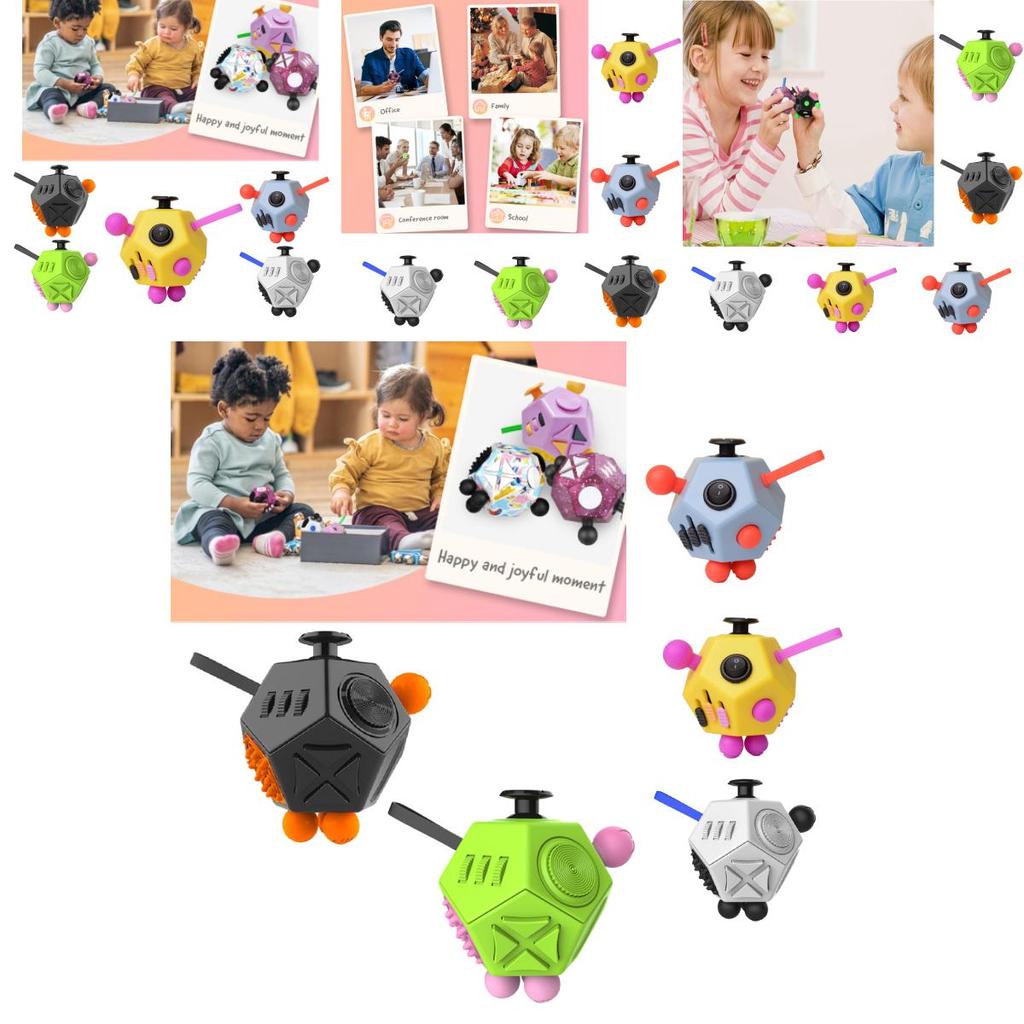 Dodecagon Fidget Cube Superior Anti-stress Toy For Adults Kids