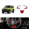 FXETRNL Steering Wheel Button Decoration Frame Protective Cover for Suzuki