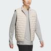New Adidas Down Vest Men's Ecru IT8696