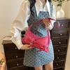 2024 Neue Modische Damen Umhängetasche Straßen-Trendiger Stil Pu-Material Crossbody-Tasche