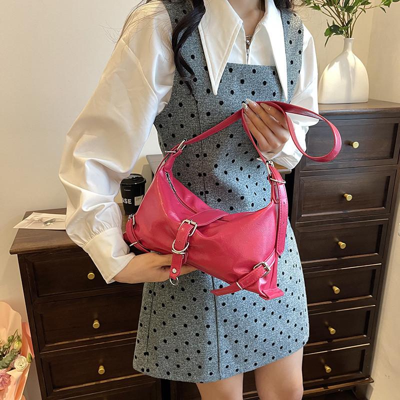 2024 Neue Modische Damen Umhängetasche Straßen-Trendiger Stil Pu-Material Crossbody-Tasche