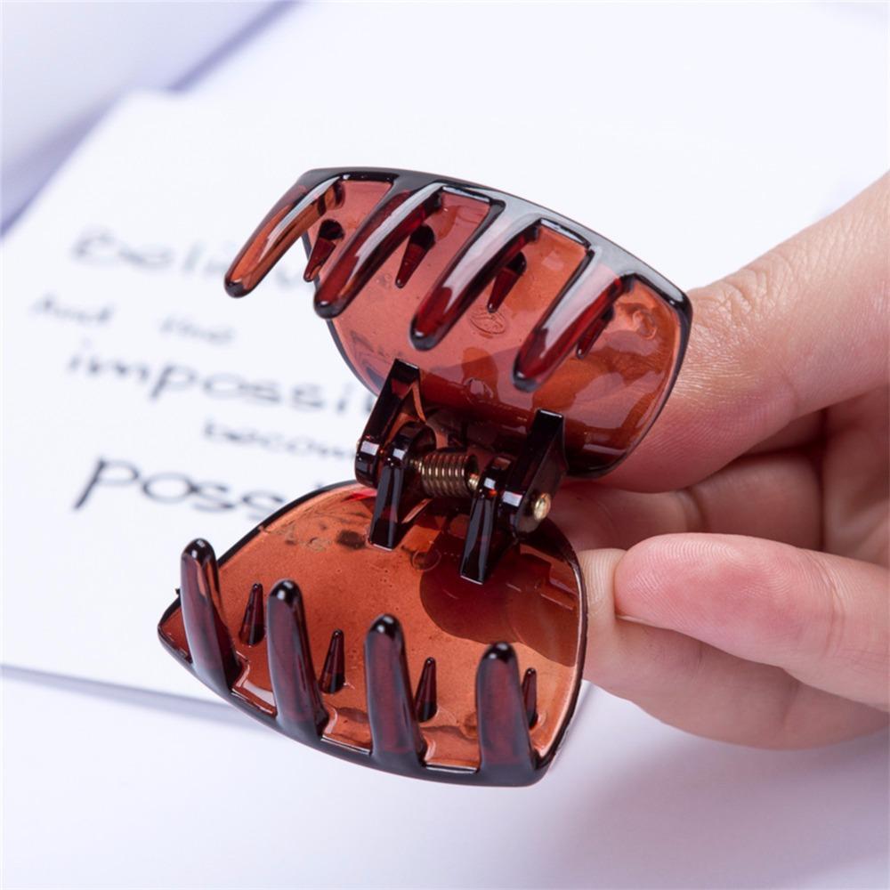 4cm Long 2pcs  Fancyin Colorful Triangle Small Hair Claws Crab Cat Ear Headwear for Women Colorful Hairclip Hair Accessories