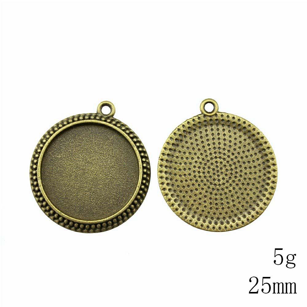 

Подарки на день рождения Аксессуары Ювелирные изделия подходят для круглого 25 мм стеклянного кабошона Основание для установки подноса Безель Аксессуары Части Дешевые вещи Аксессуары Части A49-4pcs-25mm