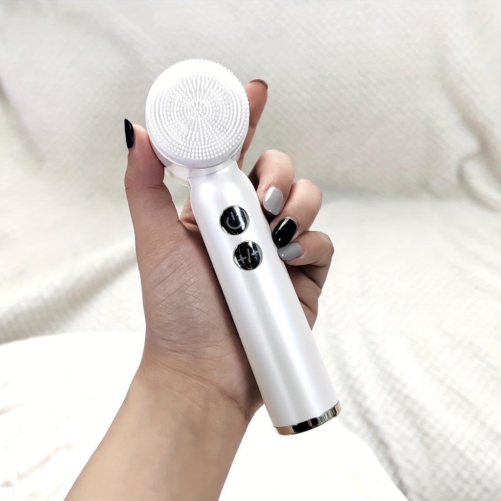 6-v-1 Čistiaca kefka na tvár, USB nabíjateľná kefka na píling tváre na čistenie, odstraňovanie, exfoliáciu a masáž, darčeky pre ženy, darček ku Dňu matiek