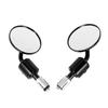 1 Pair 7/8" Motorcycle Rearview Mirror Round Handlebar Bar End Rear View Mirrors Motorbike Side Mirror