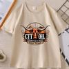 Vintage Cattle T-Shirt Men Cotton Short Sleeve Summer Tshirt Printed Round Neck Comfortable Graphic Tshirts Man Clothes - Men...