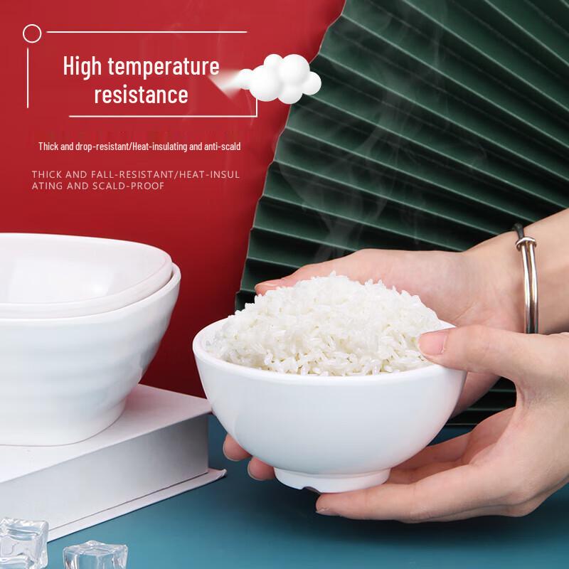 Yongduo White Commercial Stainless Steel Bowl