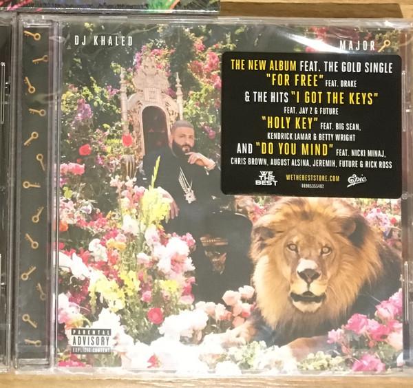 

CD DJ KHALED Major Key 88985355482 Epic 2016 Europe Rap HipHopRB Used