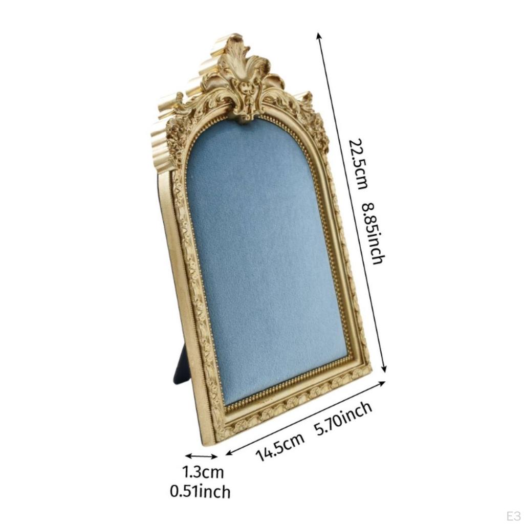 Jewelry Display Frame Antique Vintage Arched Earring Holder for Photography