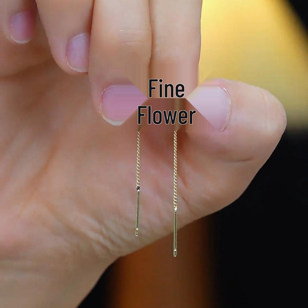 Elegant French Black Zirconia Flower Earrings - Women s High-End Fashion Jewelry