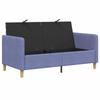 Storage Sofa In Jeans Blue 152 X 78 X 87 Cm Polyester