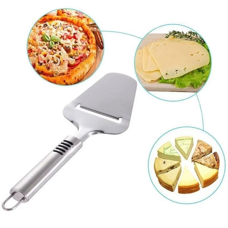 Silver Stainless Steel Cheese Peeler Slicer Cutter Butter Slice Cutting Knife Kitchen Cooking Tools