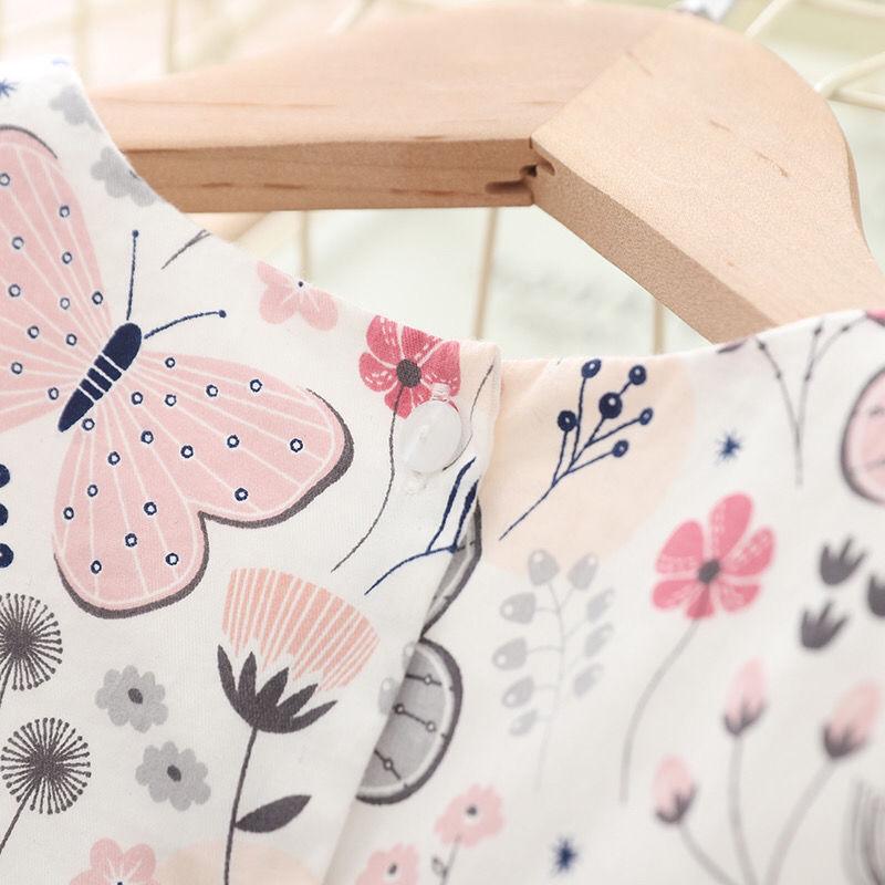 Mädchen Prinzessin Kleid Sommer Kind Mädchen Kleid Floral Süße Kinder Party Anzüge Schmetterling Kostüm Kinder Kleidung