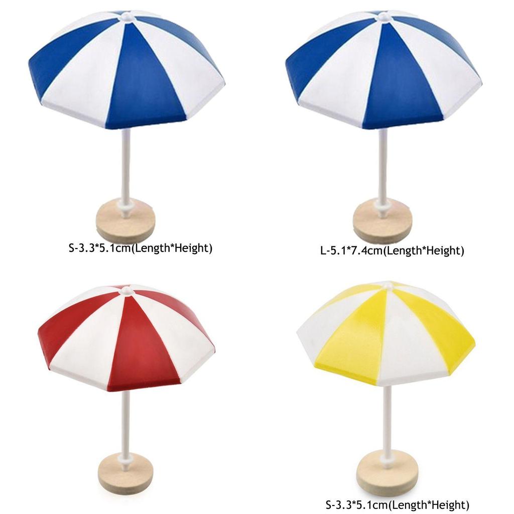 Entzückender Mini-Sonnenschirm Mikro-Landschaft Ornament für bezaubernde Puppenhaus-Dekoration