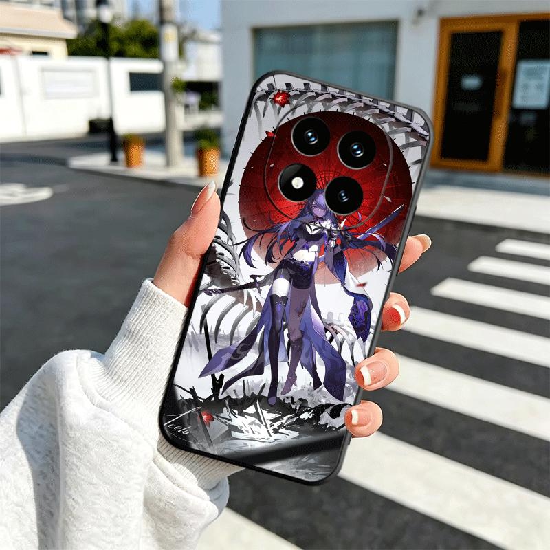 Honkai Star Rail Acheron Soft Phone Case for Xiaomi Redmi Note 12 13 14 15 Pro Plus 11 12S 11S 11T 10 4G Black Cover Back Shell