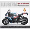 1/9 Scale BMW M1000RR S1000RR Racing Alloy Metal Diecast Motorcycle Model Simulation Hobby Collectible Vehicle Model Birthday Gift Boy