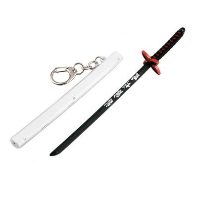 Japanese Anime Sword Keychain Mini Katana Keychains Anime Key Chain Cosplay Pendant Gift