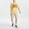 Li-Ning X Disney Mickey X Keith Haring Printed Crew Neck Sports Tee Men Tops Light-Ochre AHSR499-4