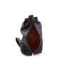 CHIARUGI Italian Genuine Leather Body Bag In Black