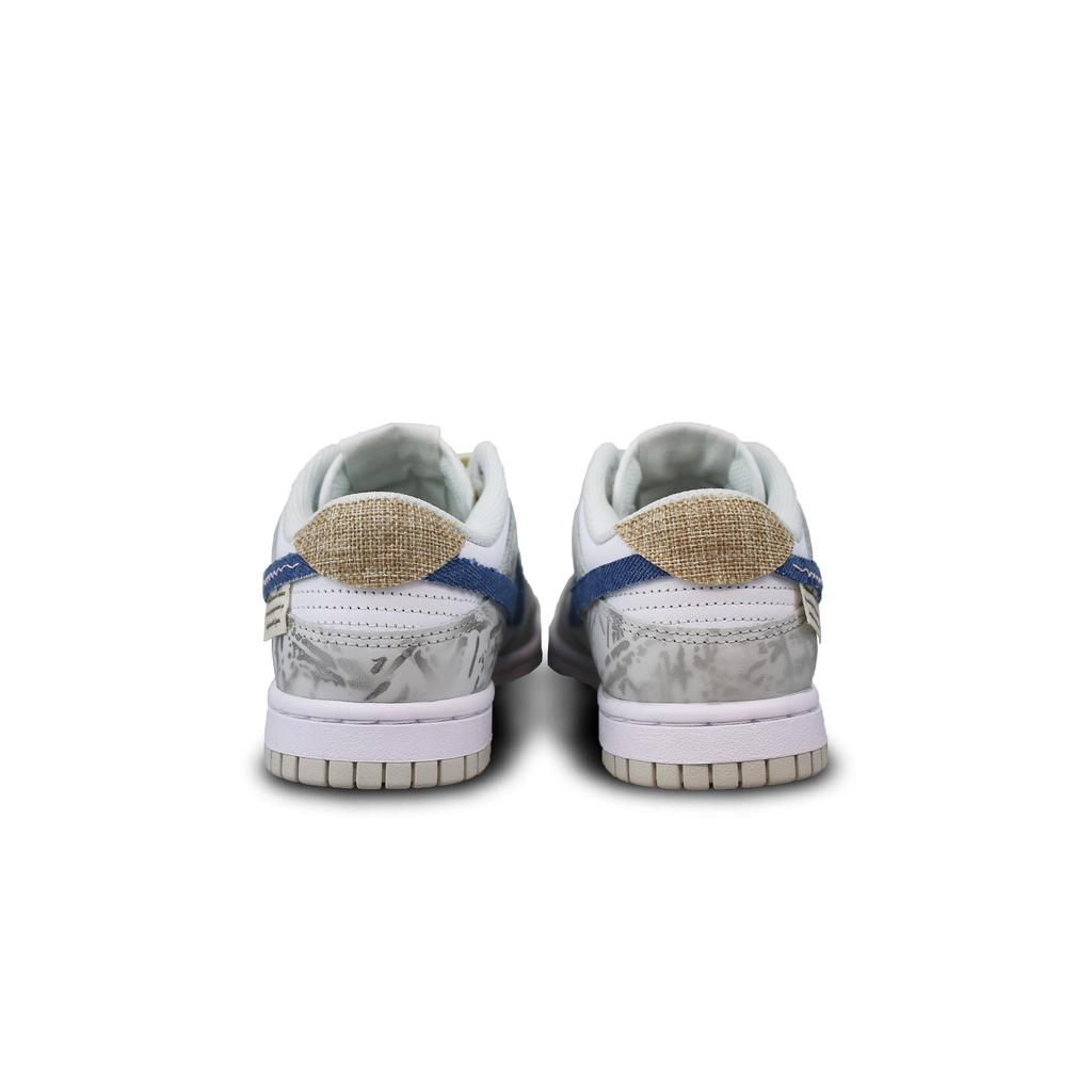 Nike Dunk Phantom Ruins Slip Resistant Slip Resistant Low Top Skateboard Shoes Unisex Gray Blue DD1503-103(Team141-)