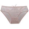 Sexy Satin Sheer Cutout Bowknot Princess Breathable and Girly Soft and Seamless [AICHENS] Women's Shorts, Design, See-Through Underwear, Panties,