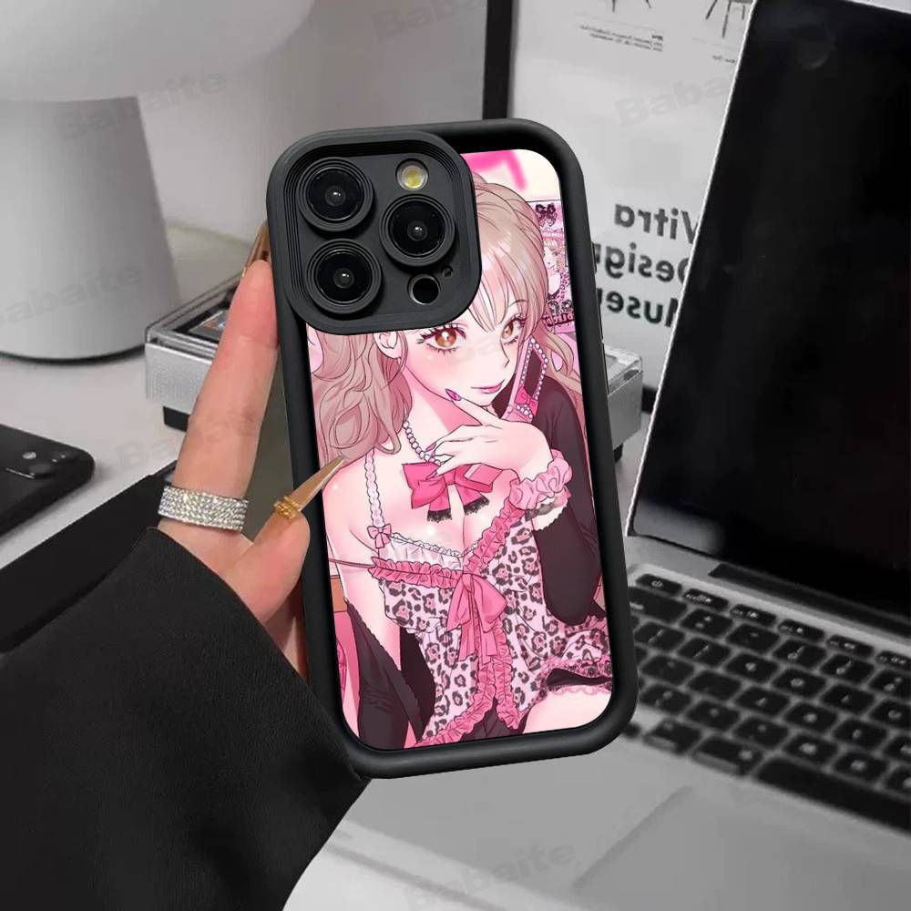 Fashion Gyaru Gyaru Gril Phone Case For IPhone 11 12 13 16 15 17 14 Pro Max Soft Funda Silicone Cover