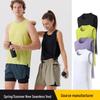 Lulu Unisex Seamless Quick-Dry Sports Vest for Running, Fitness, Cycling, and Tennis