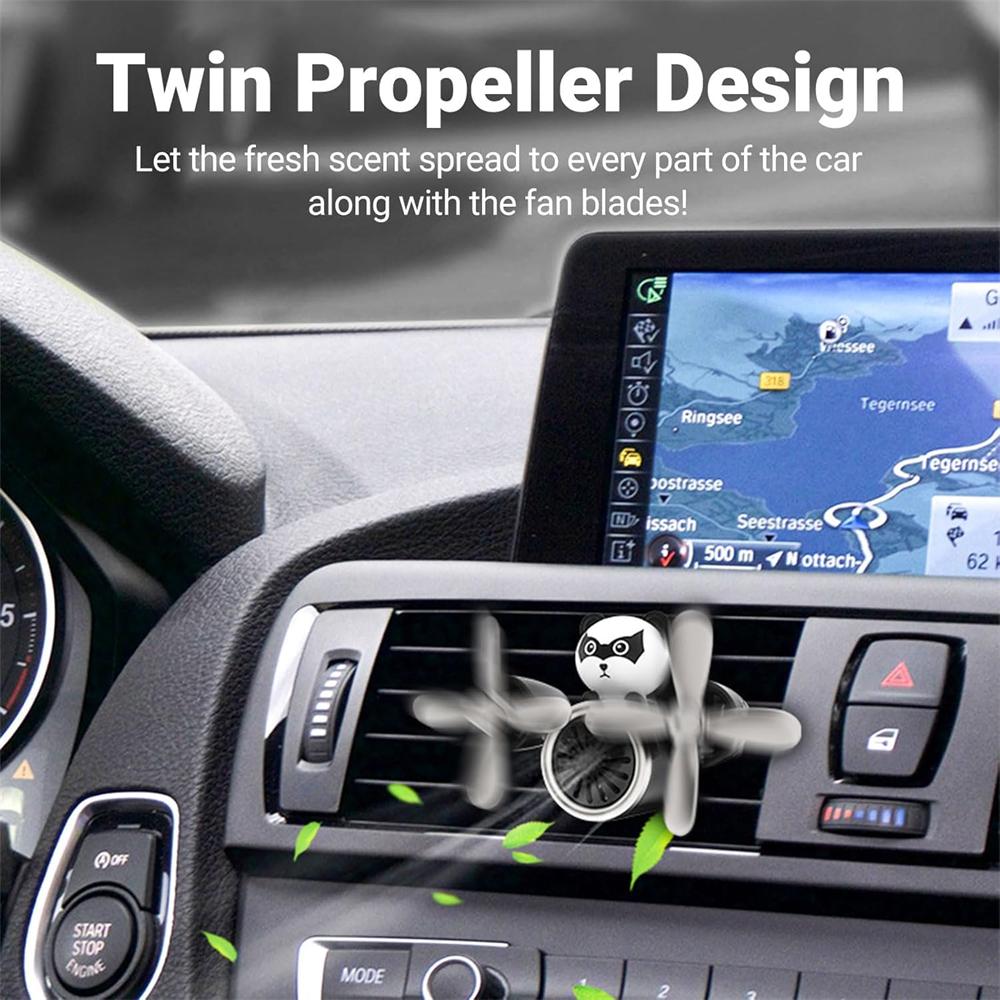 Dog Pilot Car Propeller Air Outlet Interior Accessories Car Fan Tuyere Car Decoration